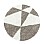 MERENGUE - 0,80*0,80 - 3101 [Redondo - Bege]