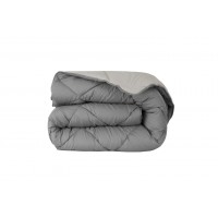 BACARDI - [Edredão Dupla-Face - Cinza/Cinza Claro]