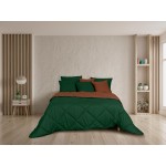 BACARDI - [Edredão Dupla-Face - Verde/Laranja]