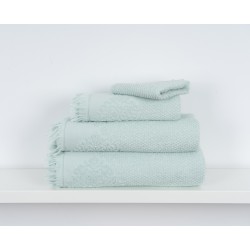 JASMIM - [Conjunto de (2), (3) ou (6) Toalhas de Banho - Verde Água]