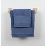 MEL - [Conjunto de (3) Toalhas de Banho - Azul Azulejo]