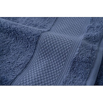 MEL - [Conjunto de (2), (3) ou (6) Toalhas de Banho - Azul Azulejo]