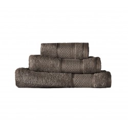 MEL - [Conjunto de (2), (3) ou (6) Toalhas de Banho - Castanho]