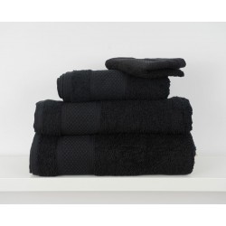 MEL - [Conjunto de (2), (3) ou (6) Toalhas de Banho - Preto]