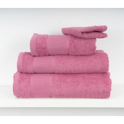 MEL - [Conjunto de (2), (3) ou (6) Toalhas de Banho - Rosa Velho]