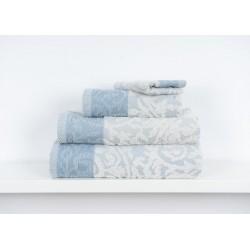 SOJA - [Conjunto de (2), (3) ou (6) Toalhas de Banho - Azul]