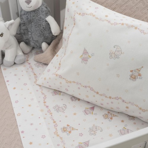 FADINHAS - [Jogo de Cama Flanela - Rosa] 