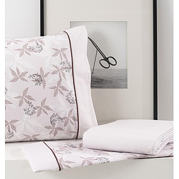 VILAR - [Jogo de Cama Flanela - Rosa]  · 2,80*3,00 metros (+ 2 fronhas) #Casal
