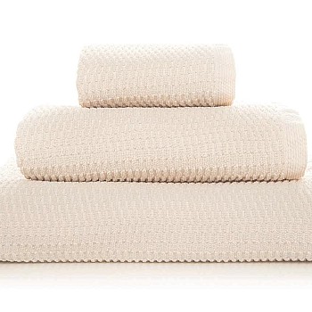 GO VEGAN - [Conjunto de três (3) toalhas de Banho - Natural] 