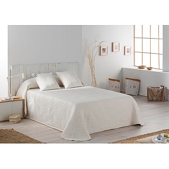 FIRA - [Colcha Fina - Bege] · 2,35*2,70 metros - Sem almofadas