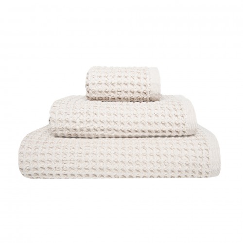 FAVO - [Conjunto de três (3) toalhas de Banho - Natural] 