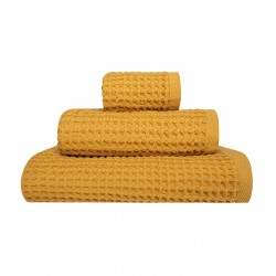 FAVO - [Conjunto de três (3) toalhas de Banho - Pale Gold] 