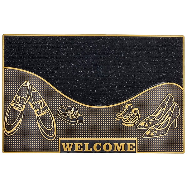 ZIRA - 2760-02 [Tapete de Entrada - Dourado]