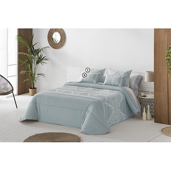 DÂNIA4 - [Edredão Fino - Turquesa]
