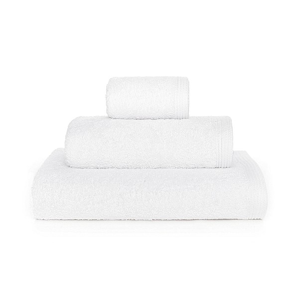 NEW PLUS - [Conjunto de três (3) Toalhas de Banho - Branco]