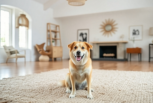 Como escolher o tapete ideal para casas com animais de estimação. Veja as sugestões: