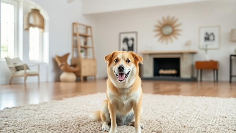 Como escolher o tapete ideal para casas com animais de estimação. Veja as sugestões: