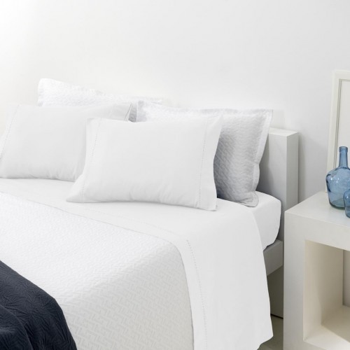 ALTINO - [Jogo de Cama Flanela - Branco]