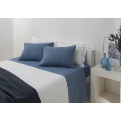 HORÁCIO - [Jogo de Cama Flanela - Azul]