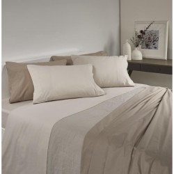 HORÁCIO - [Jogo de Cama Flanela - Bege]