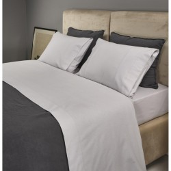 HORÁCIO - [Jogo de Cama Flanela - Cinza]