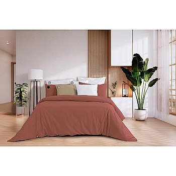 LOURENÇO - [Capa Nórdica - Terracota] · 2,40*2,20 metros + 2 Fronhas