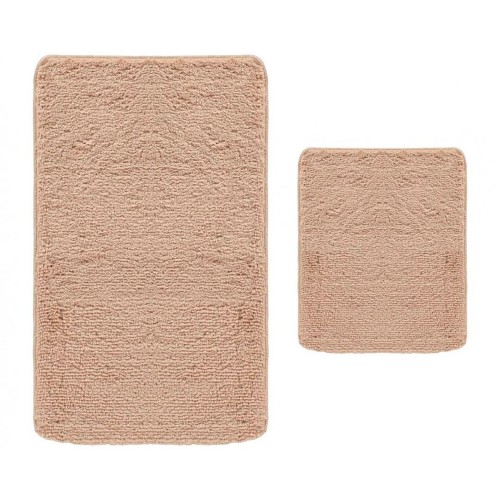 BANHO - 002 [Pack de 2 Tapetes de Banho - Bege]