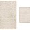 BANHO - 001 [Pack de 2 Tapetes de Banho - Branco]