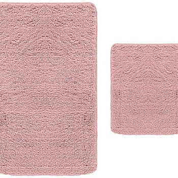 BANHO - 003 [Pack de 2 Tapetes de Banho - Rosa]