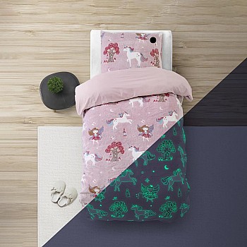 CONTO - [Capa Nórdica Polar (Brilha no escuro) Rosa]