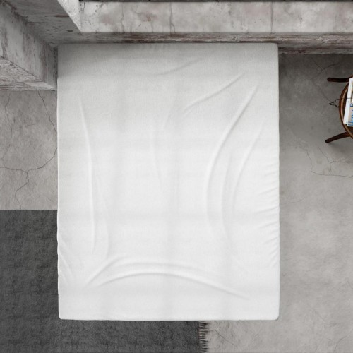 ÂMBAR - [Lençol Ajustável de Flanela - Branco]