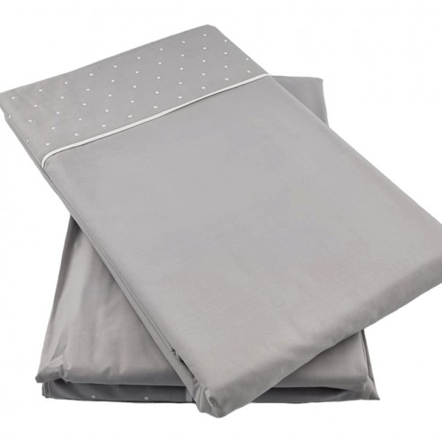 AIRES - [Jogo de Cama Percal c/ 200 FIOS - Cinza]