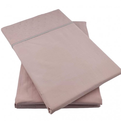 AIRES - [Jogo de Cama Percal c/ 200 FIOS - Rosa]