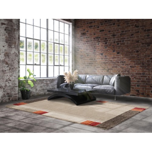 HUNGRIA CAF01 - 676 [Tapete - Bege/Dark brown]