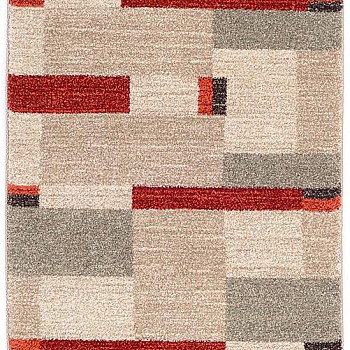 ROMA CAB01 - 590 [Passadeira - Bege/Castanho/Vermelho]