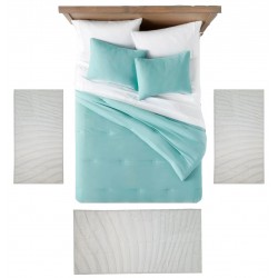 BENDITO - [Conjunto 3 Tapetes de Quarto - Branco]