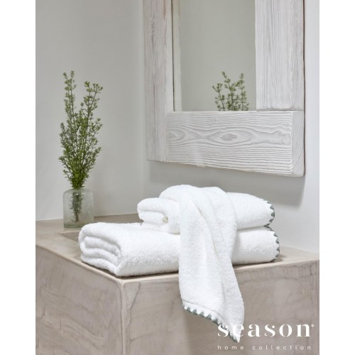 TOMÁSIA - [Conjunto de (3) Toalhas de Banho - Verde] 