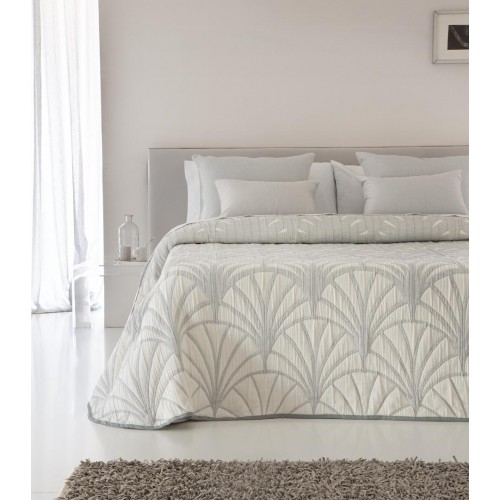 LEQUE - 080 [Colcha Dupla-Face - Cinza]