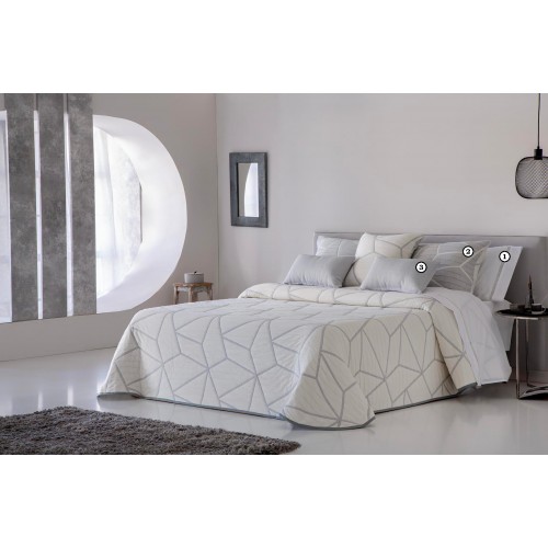 PENICHE - 080 [Colcha Dupla-Face - Cinza]