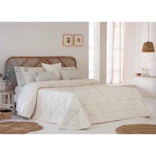 PINHEL - 010 [Colcha Dupla-Face - Bege]