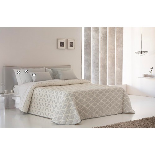 SALUT - 080 [Colcha Dupla-Face - Cinza]