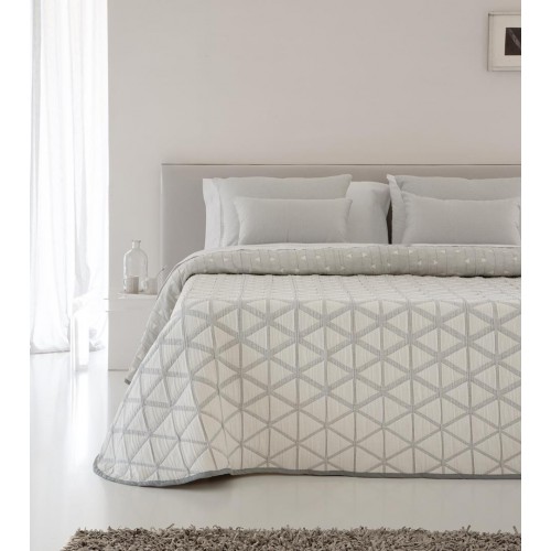 SALUT - 080 [Colcha Dupla-Face - Cinza]