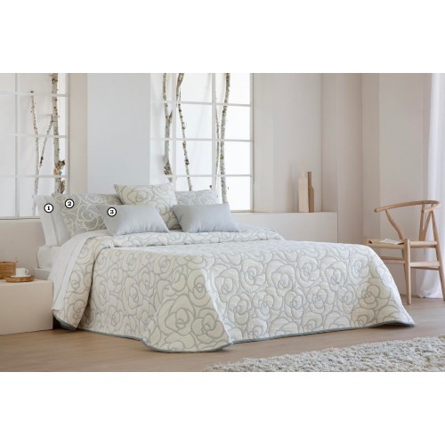 TAVIRA - 080 [Colcha Dupla-Face - Cinza]