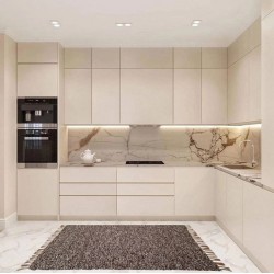 LUSA CARACULO - [Carpete para Cozinha - Bege]