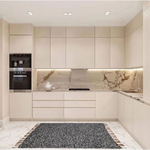 LUSA CARACULO - [Carpete para Cozinha - Preto]