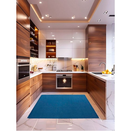 LUSA MIX - [Carpete para Cozinha - Azul]