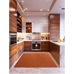 LUSA MIX - [Carpete para Cozinha - Castanho]