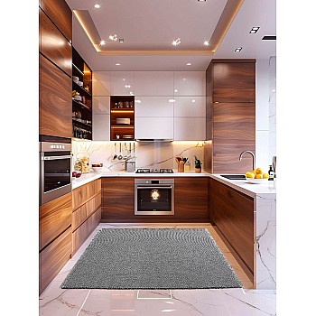 LUSA MIX - [Carpete para Cozinha - Cinza]