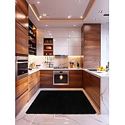 LUSA MIX - [Carpete para Cozinha - Preto]