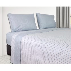 ALVÃO - [Jogo de Cama FLANELA - Azul]